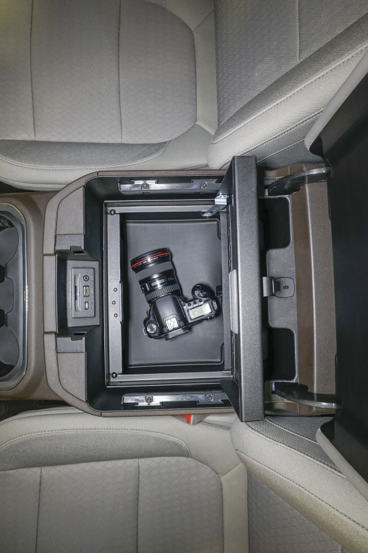 Chevrolet Silverado 3500HD Console Safe - Tuffy Products - W/ Keyed Lock - Black - `20-`24